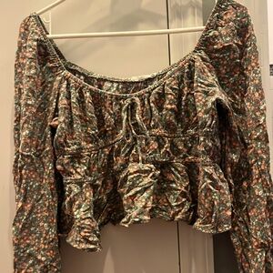 Floral crop top